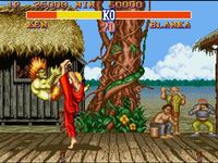 une photo d'Ã©cran de Street Fighter 2 - The World Warrior sur Nintendo Super Nes